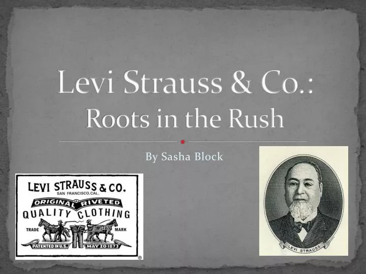 levi strauss ppt