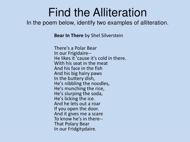 Alliteration Examples For Students