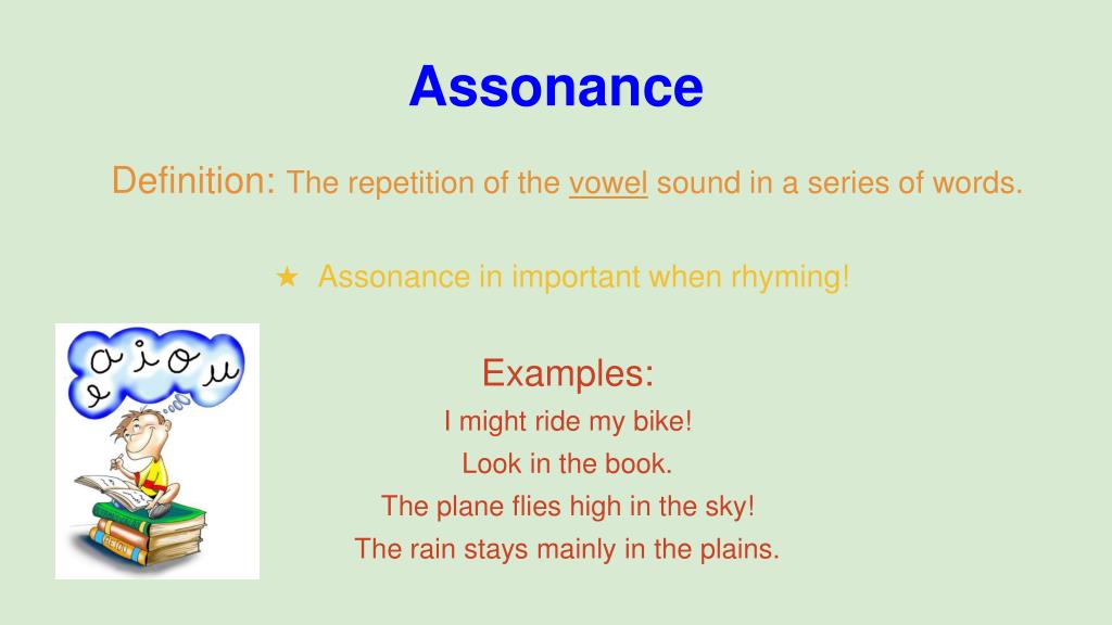 definition literature assonance