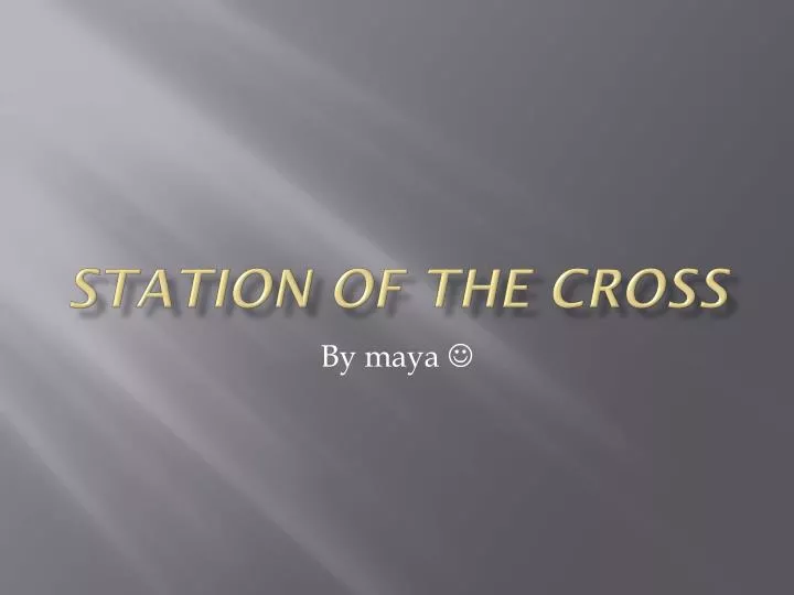 station of the cross n.