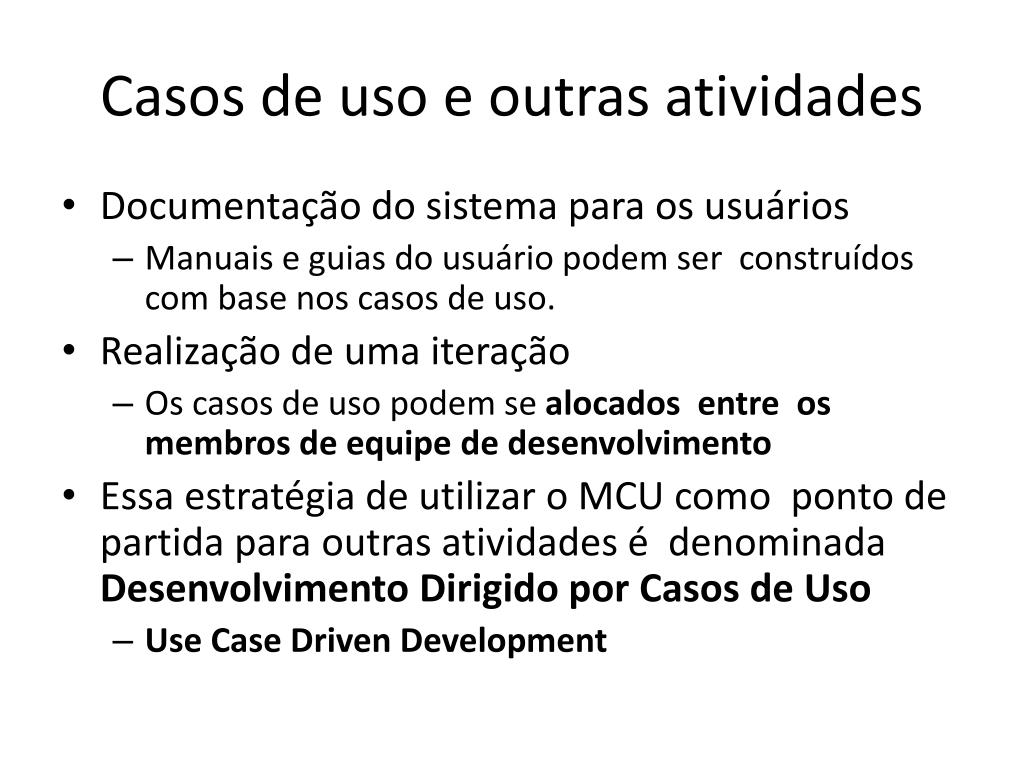 PPT - Especificação de Requisitos de Software com Casos de Uso PowerPoint  Presentation - ID:3829559