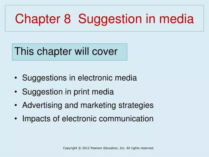 chapter 8 suggestion in media n.
