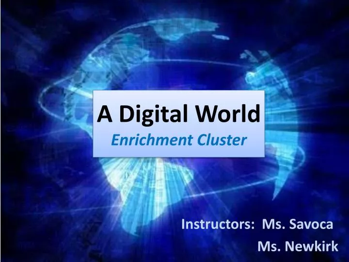 a digital world enrichment cluster n.