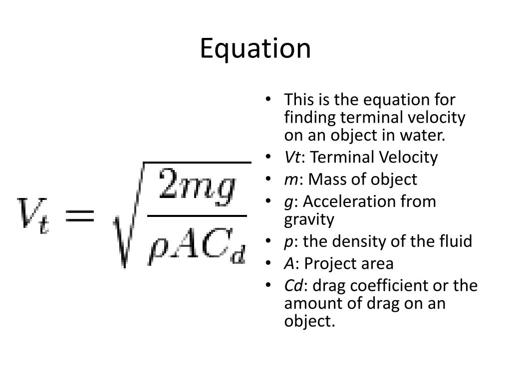 Terminal velocity. Terminal Velocity Formula. Equation. Velocity equation. Terminal Velocity Speed.