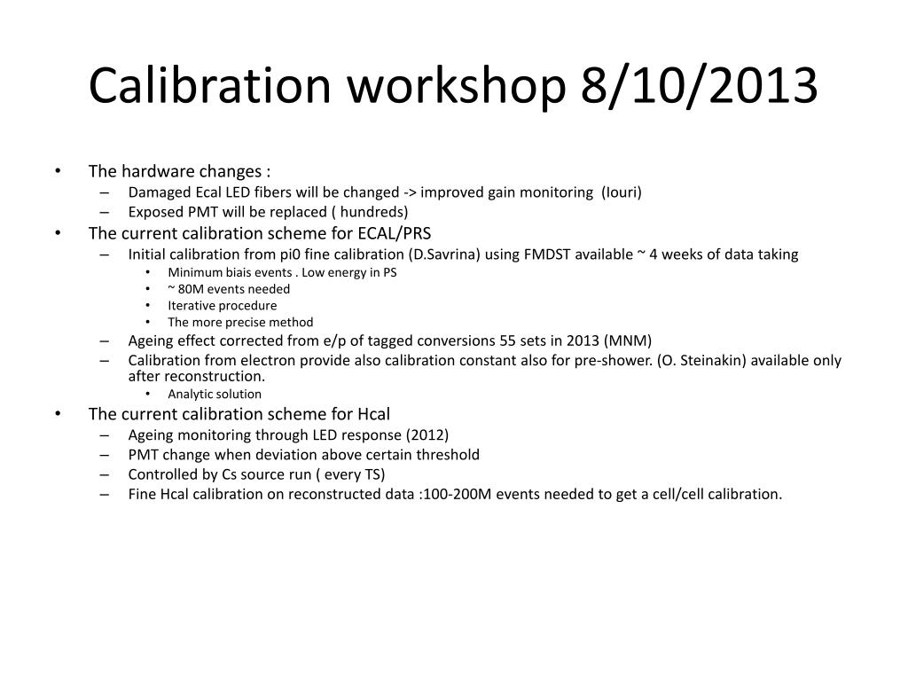 PPT Calo preparation for 2015 PowerPoint Presentation, free download