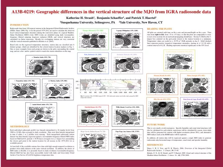 PPT A13B0219 Geographic differences in the vertical structure of