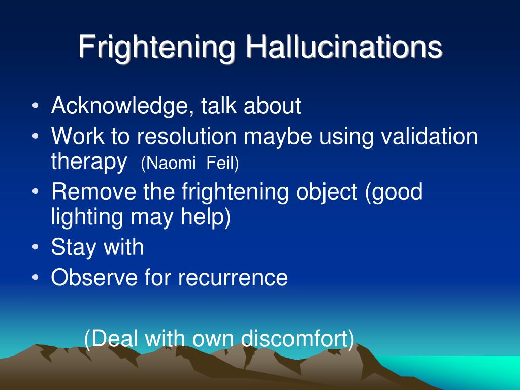 Terminal Hallucinations PPT - Non-pharmacological Dementia Care: Preventing Challenging ...
