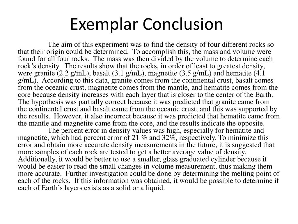 PPT - Write a Conclusion for a Formal Lab Report PowerPoint With Lab Report Conclusion Template