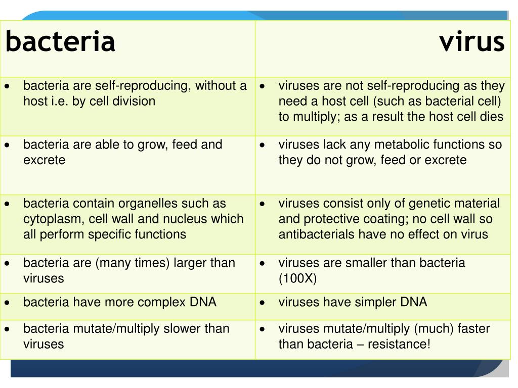 Virus vs virus. Difference between bacteria vs virus. Virus versus bacteria in Size. Specific Performance and Injuction. Capable to or of.