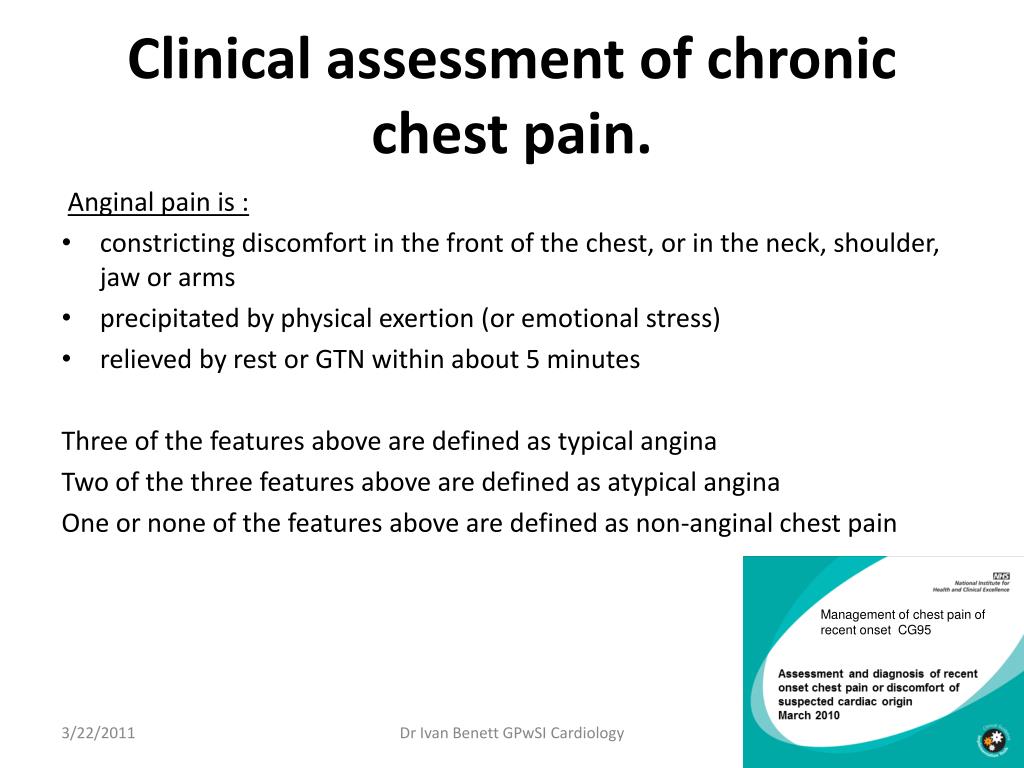 PPT - Referring in to the Chest pain pathway: The Primary Assessment