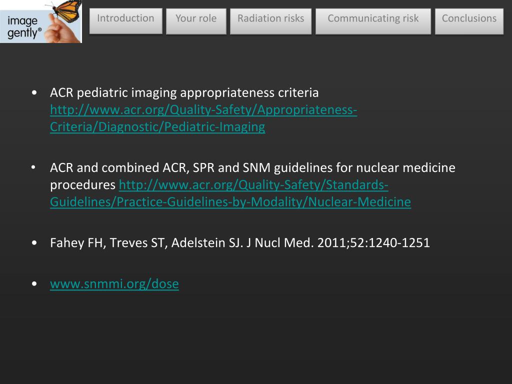 PPT The Alliance for Radiation Safety in Pediatric Imaging PowerPoint Presentation ID2559287