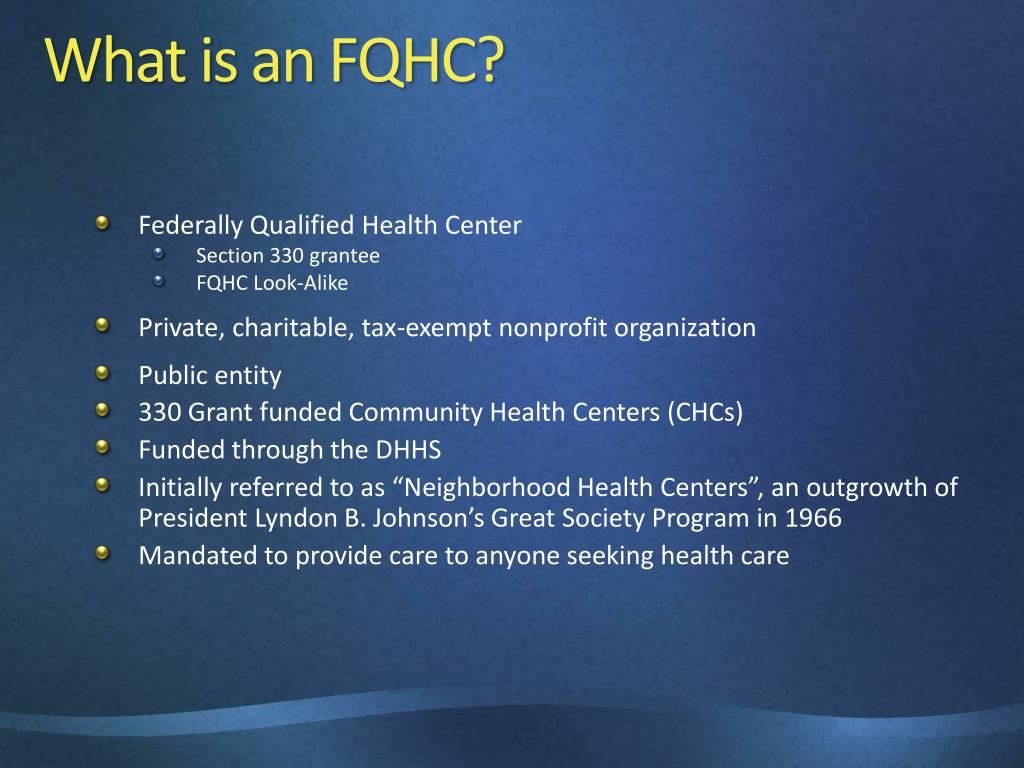 PPT The Role of Community Health Centers PowerPoint Presentation