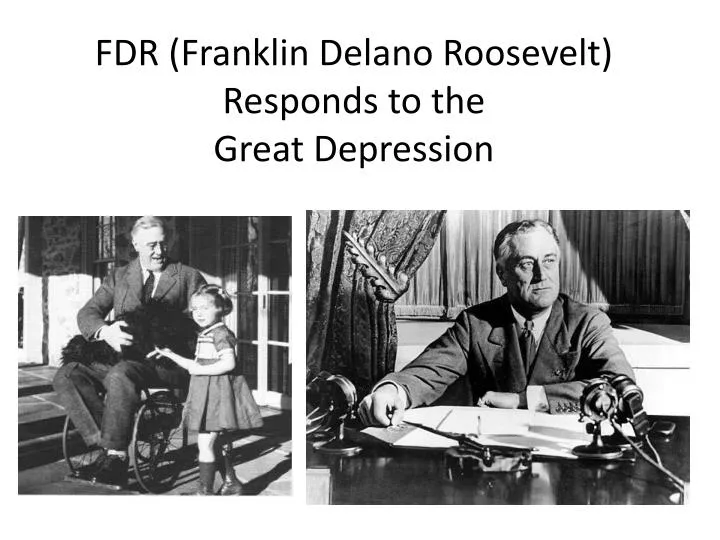 fdr and the great depression essay