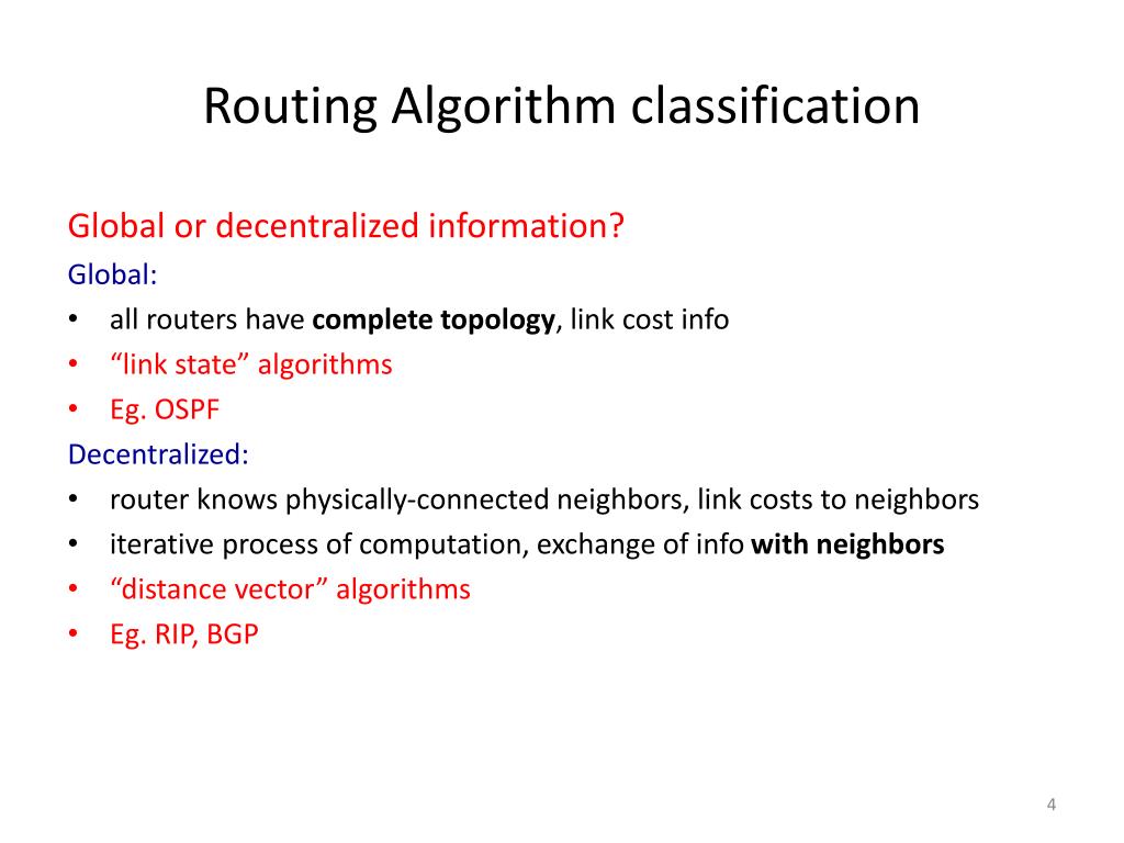 PPT - 13 – Routing Algorithms PowerPoint Presentation, free download ...