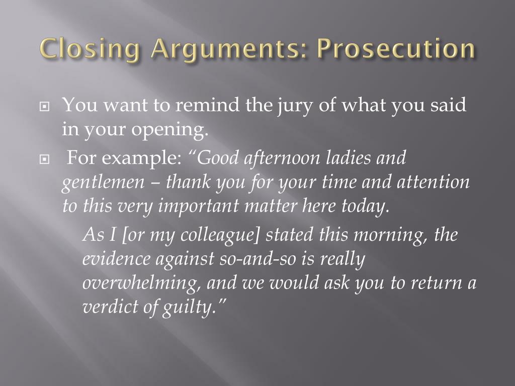 PPT - Opening Statements PowerPoint Presentation, free download