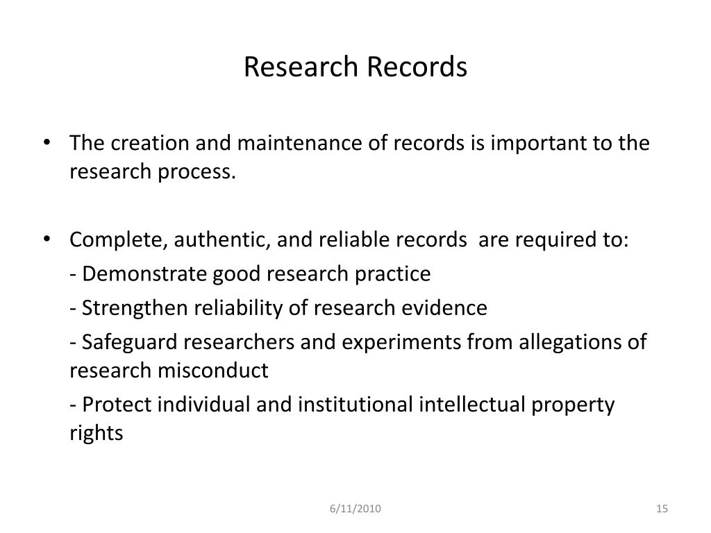 records management research topics