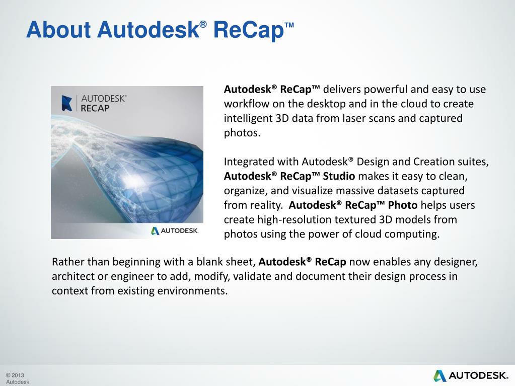 autodesk recap co to