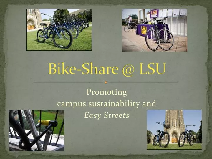 bike share @ lsu n.