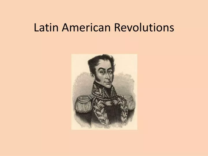 latin american revolutions n.