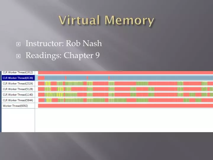 PPT - Virtual Memory PowerPoint Presentation, free download - ID:2567319