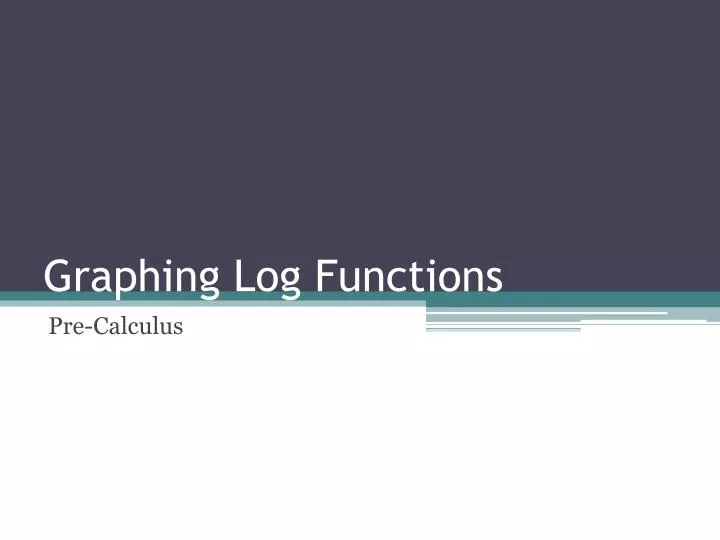 graphing log functions n.