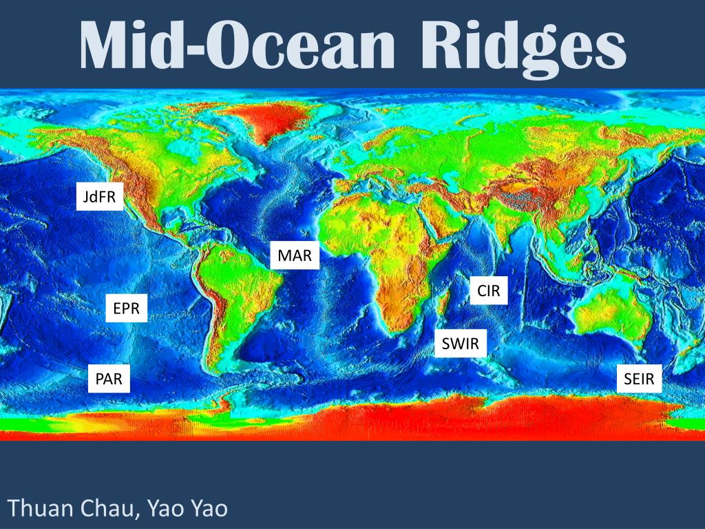 Atlantic Mid Ocean Ridge Map 