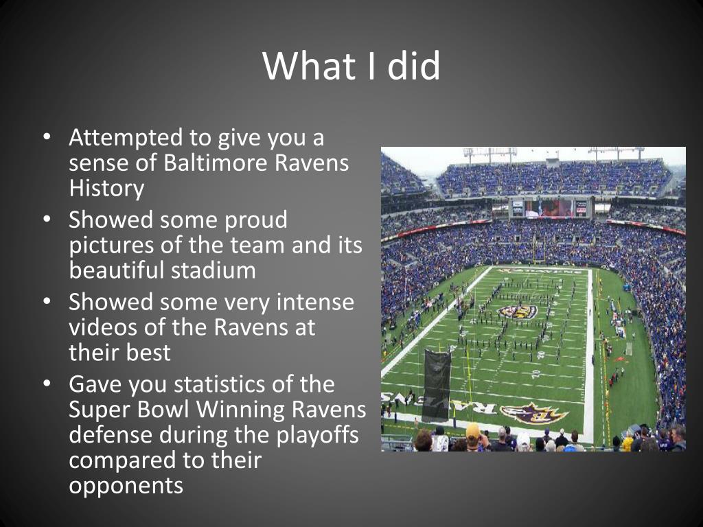 PPT - The Baltimore Ravens PowerPoint Presentation, free download