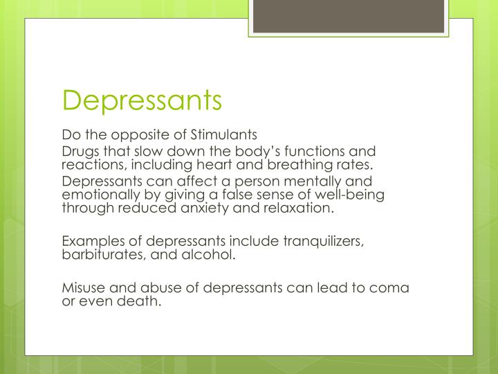 PPT - Types of Drugs and their Effects PowerPoint Presentation - ID:2569658