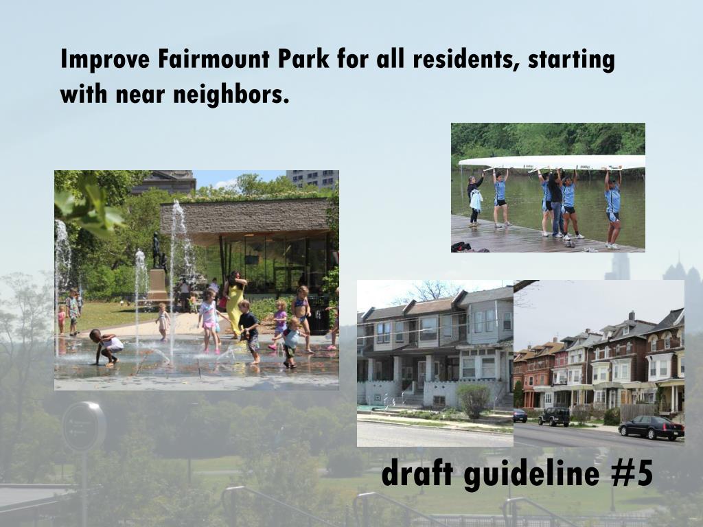 Ppt A Community Vision And Action Plan F Or East And West Fairmount