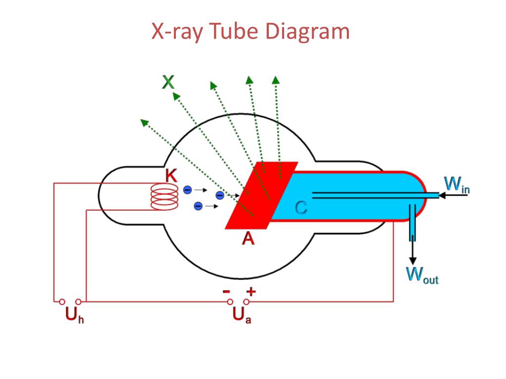 x rays travel from cathode to anode