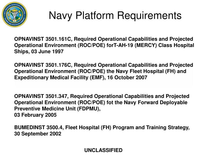 PPT - “Overview of Navy Medicine Readiness Training” PowerPoint ...