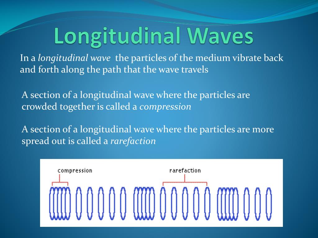 longitudinal travelling wave definition