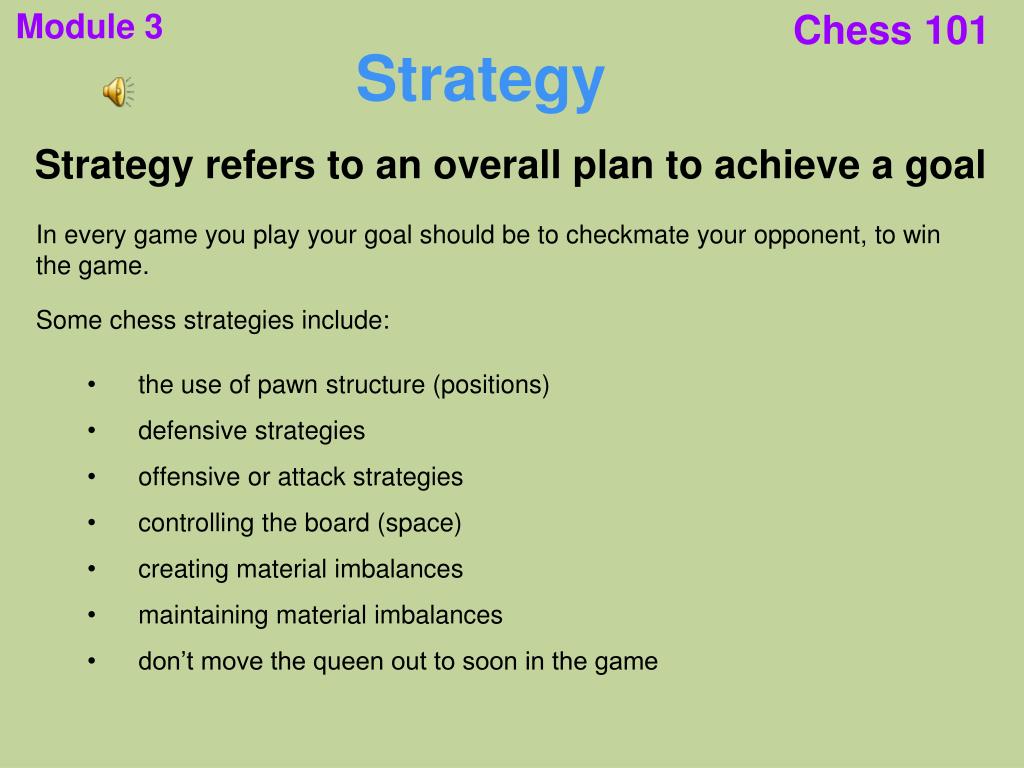 Objectives in Chess: Material Advantage –