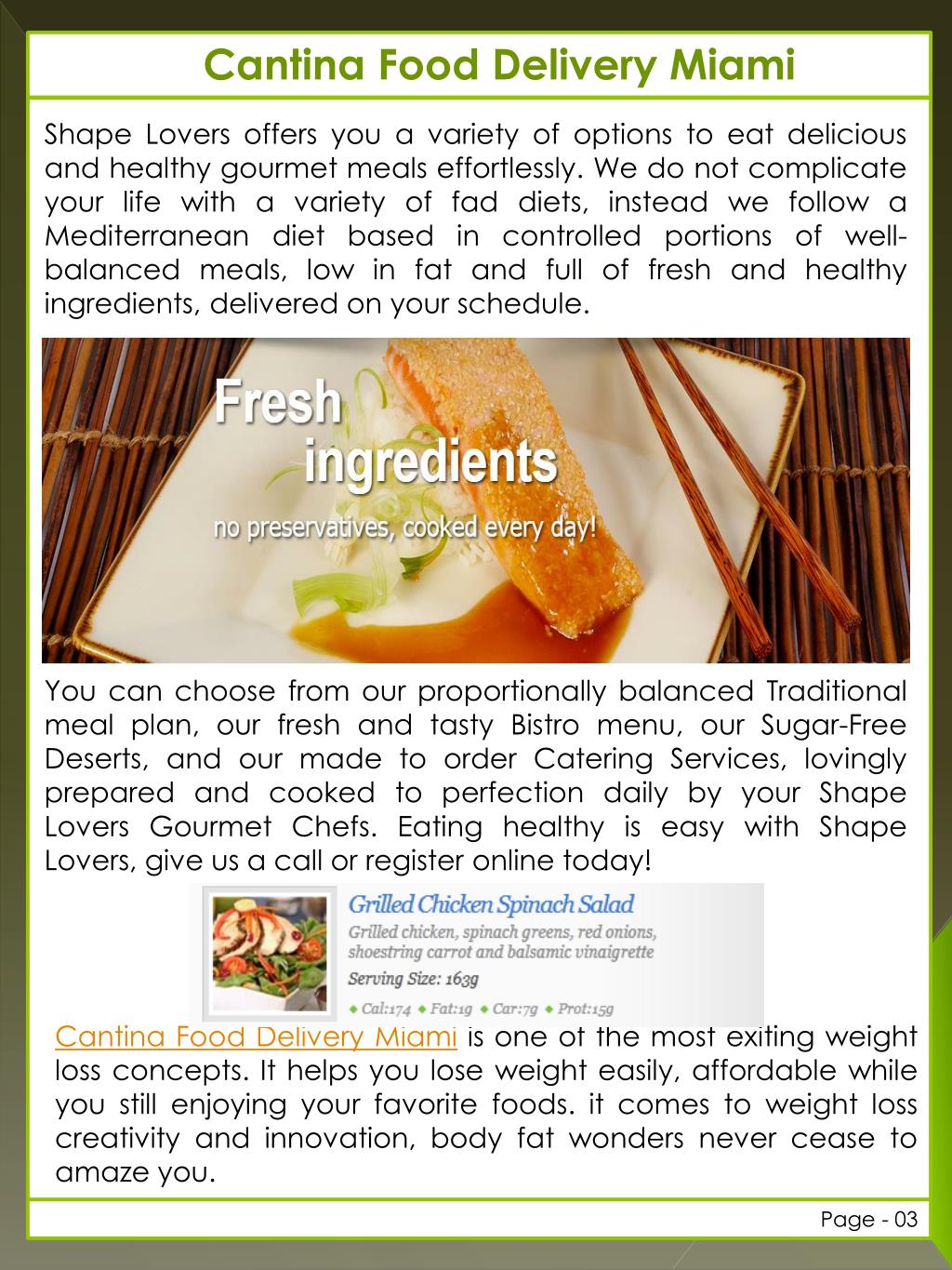 PPT - Diet Food Delivery Service PowerPoint Presentation, free download -  ID:2572180