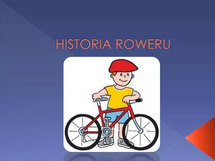 Historia Roweru Prezentacja Dla Dzieci