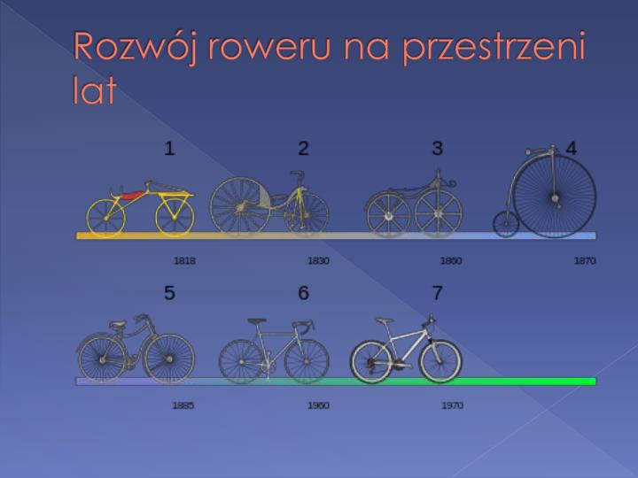 Historia Roweru Prezentacja Dla Dzieci PPT - HISTORIA ROWERU PowerPoint Presentation - ID:2573009