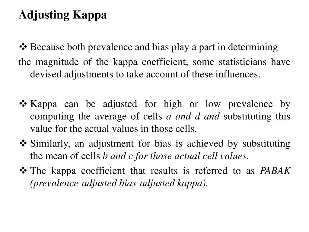 PPT - Kappa statistics Presentation, free download