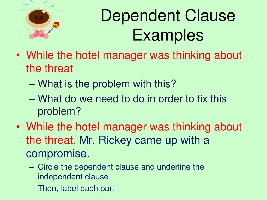 Dependent clause