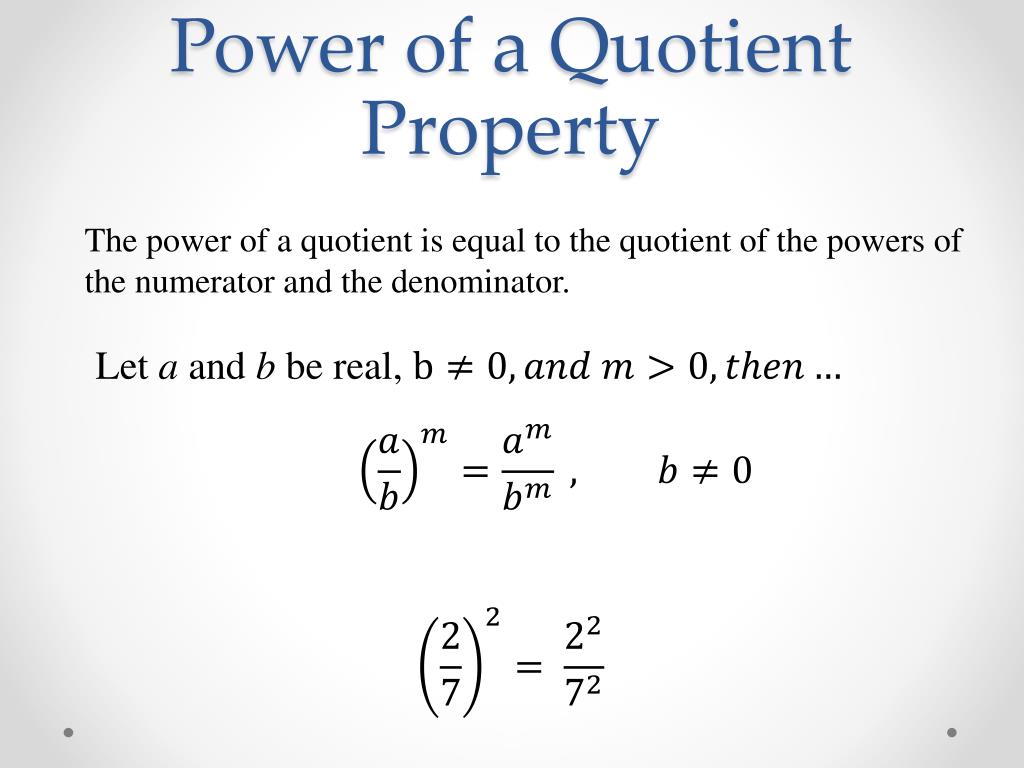 Power Of A Quotient Calculator power-of-a-quotient-calculator