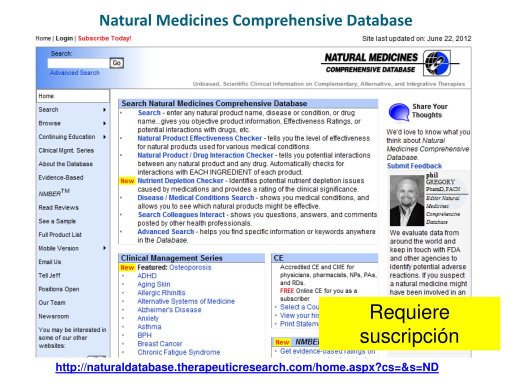 PPT Búsqueda de Información Científica en Medicina Complementaria