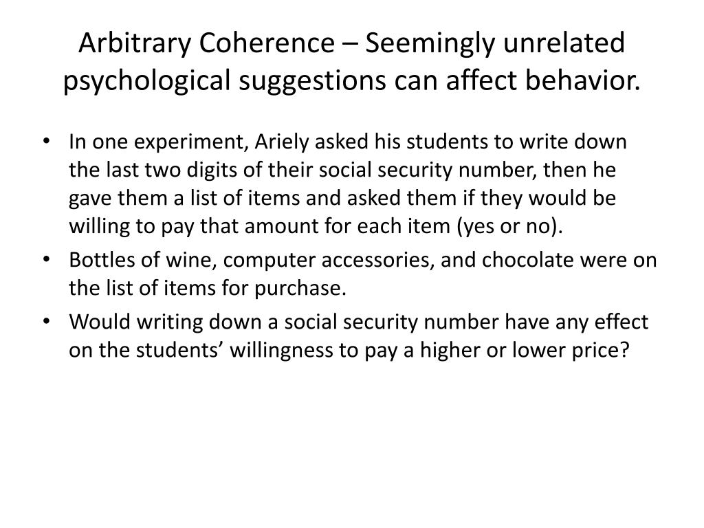 arbitrary coherence examples arbitrary coherence examples