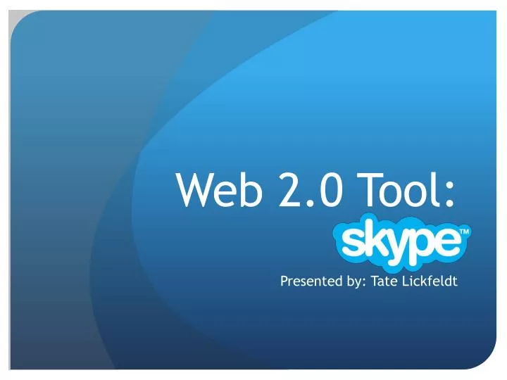 web 2.0 presentation tool