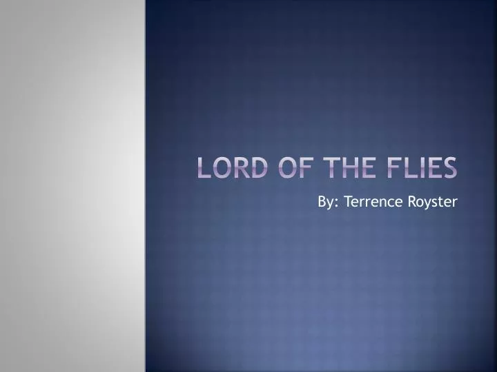 lord of the flies n.