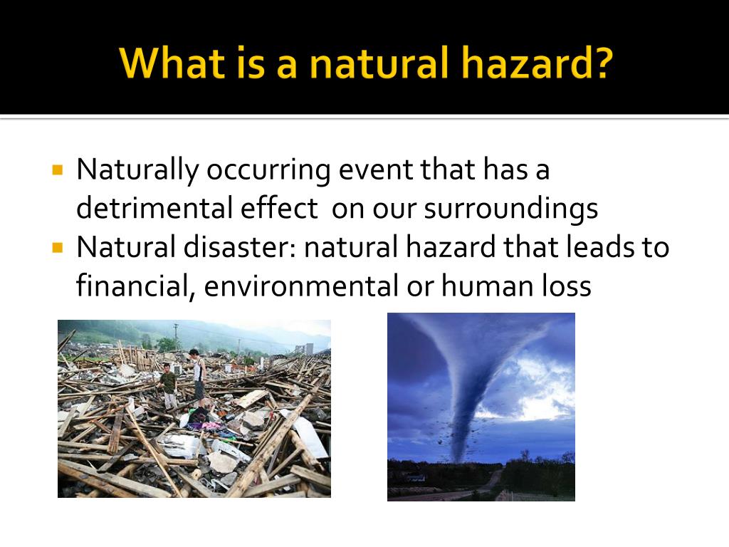 natural hazards powerpoint presentation