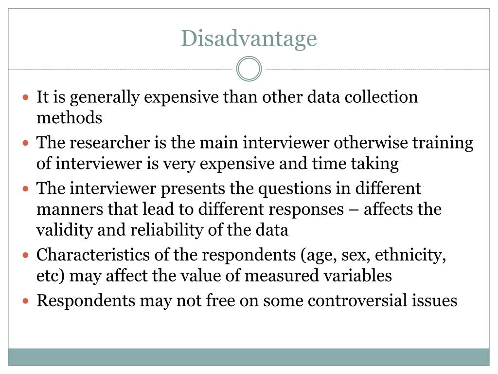 quantitative research design disadvantages