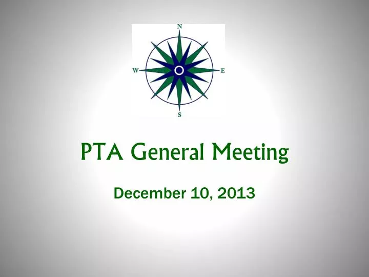 powerpoint presentation for pta meeting