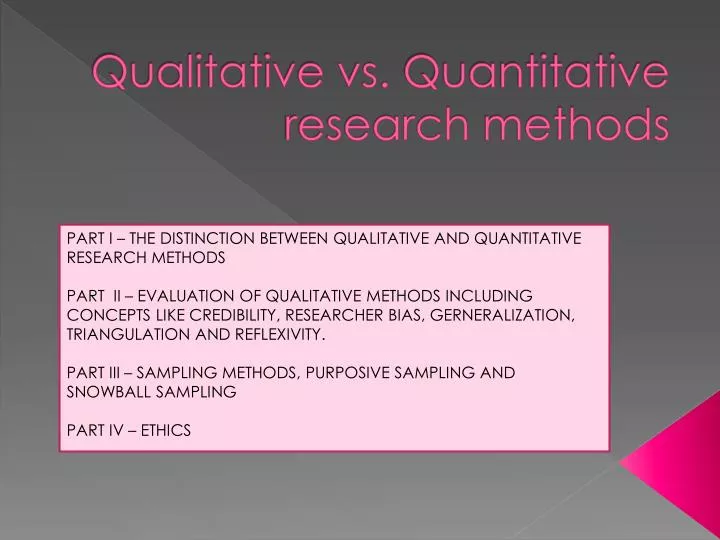 powerpoint presentation on qualitative and quantitative research
