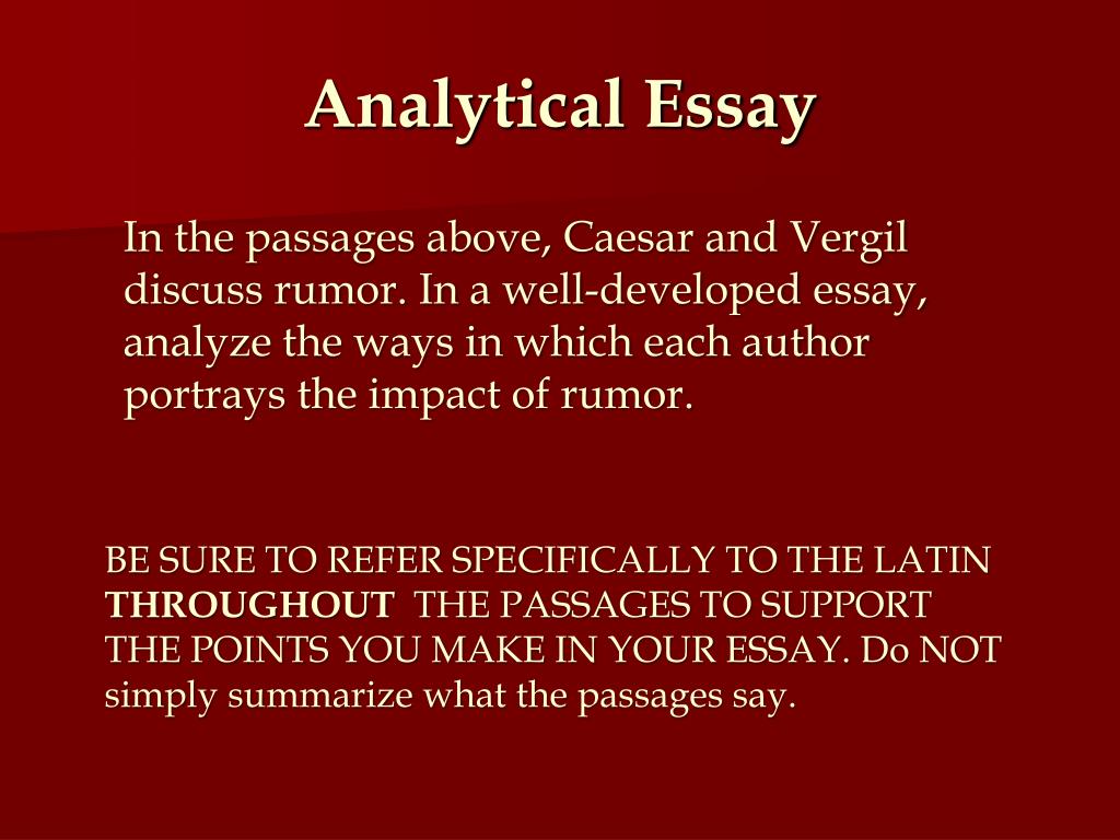 ap latin essay examples