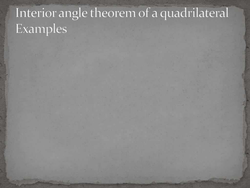Ppt Ch 6 Polygons And Quadrilaterals Powerpoint