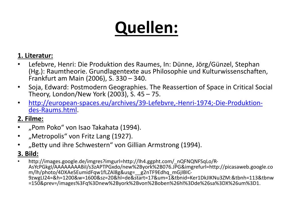 PPT Neomarxistische Raumtheorie (Henri Lefebvre „Die Produktion des
